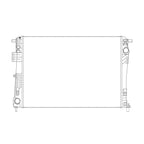 Replacement Plastic Aluminum Radiator for Toyota Hilux (2005–2015)