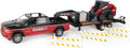 Set of 2 ERTL Big Farm Case IH Ram Pickup Truck & SV340 Skid Loader 4763