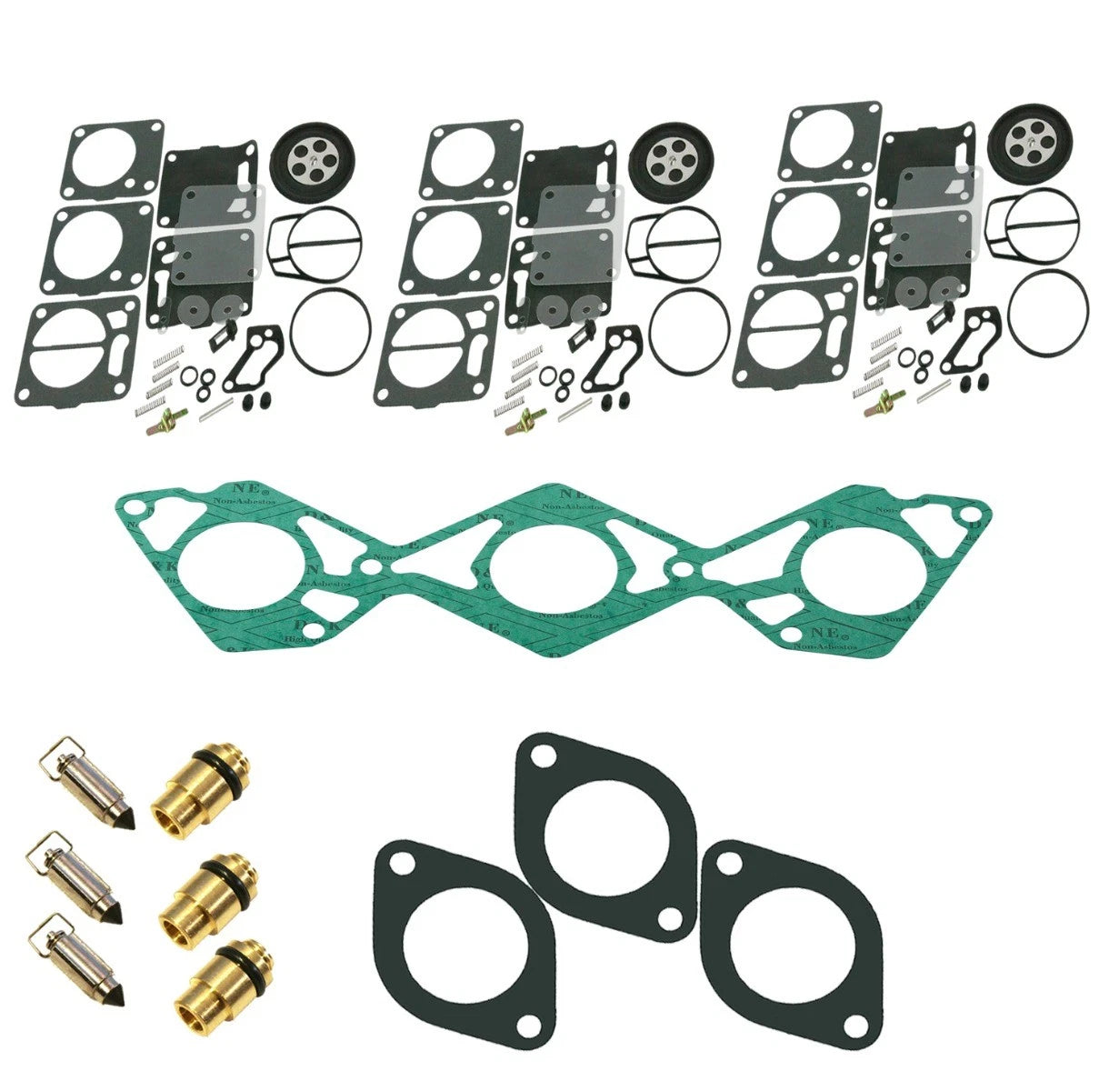 Mikuni Carb Rebuild Kit & Needle/Seat for Yamaha Exciter (1998)