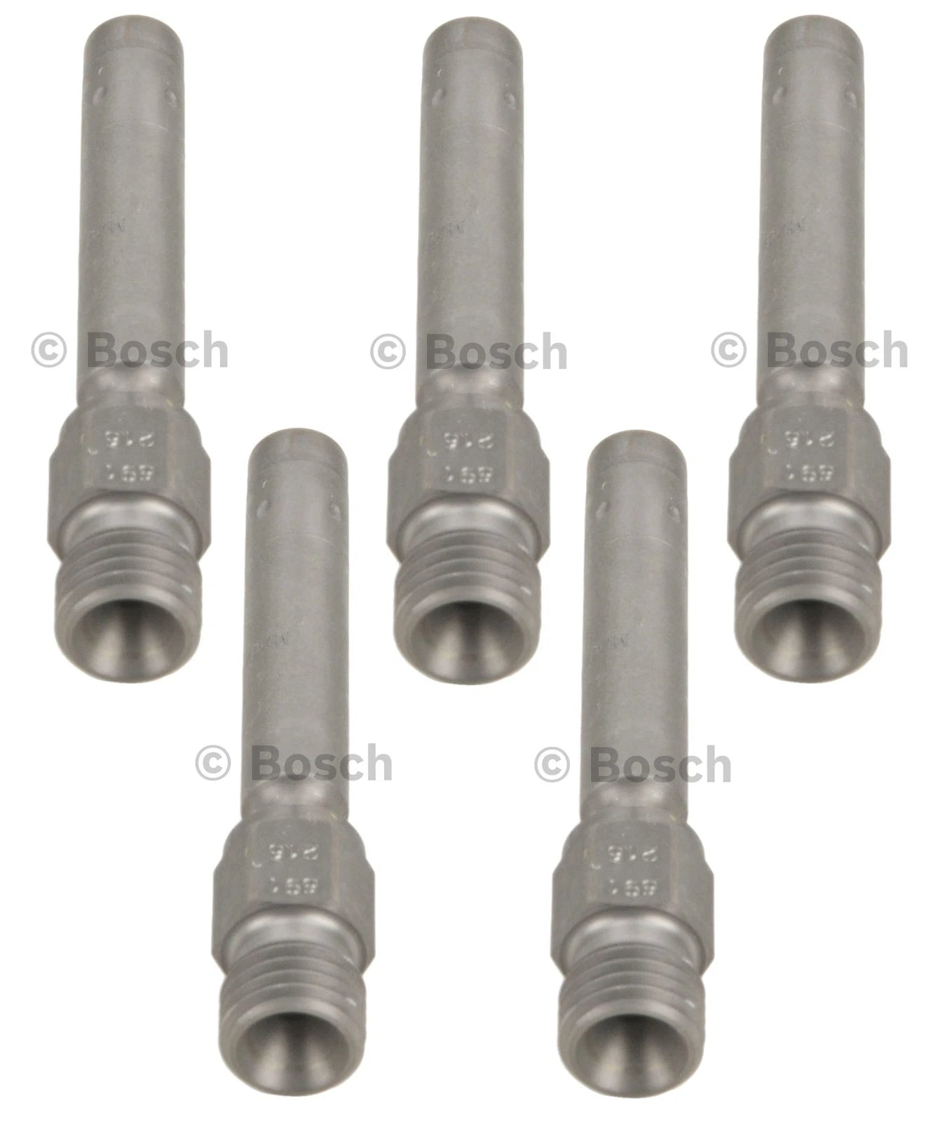 Set of 5 Bosch Fuel Injectors for Audi 4000 5000 Coupe Quattro VW Quantum (1980–1987)