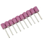 10pcs 12mm Cylinder Abrasive Mounted Stone Grinding Heads for Rotary Tool