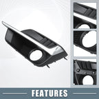 Set of 2 Fog Light Grille Covers for Subaru Impreza (2015–2016)