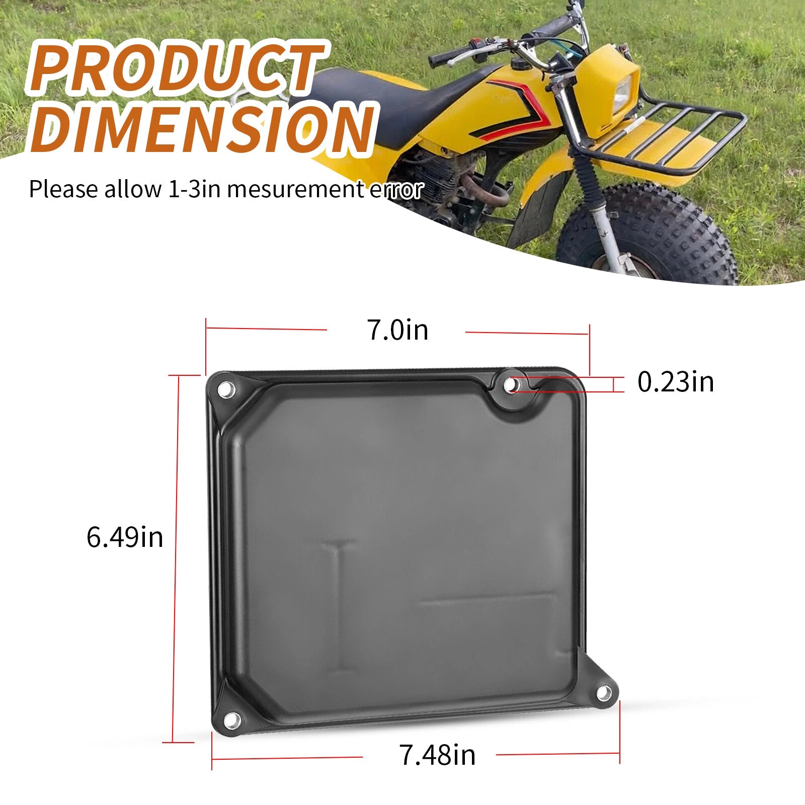 Air Box Cover Lid & Seal for Yamaha Kodiak 400 4x4 (1993–1999)