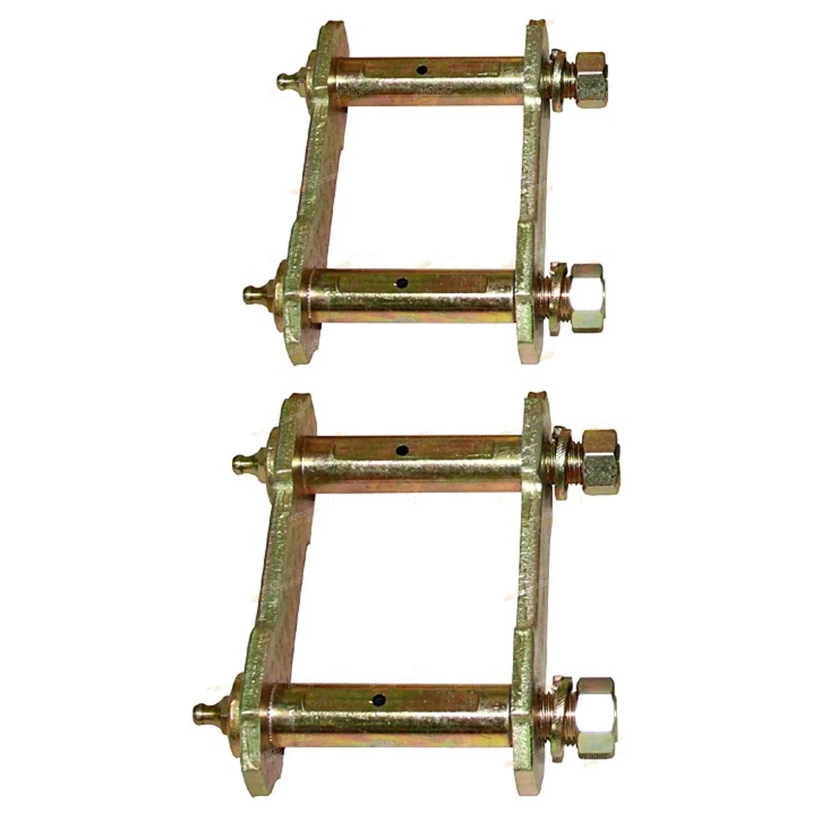 2 x Rear Greasable Leaf Spring Shackles 4x4 for Holden Rodeo