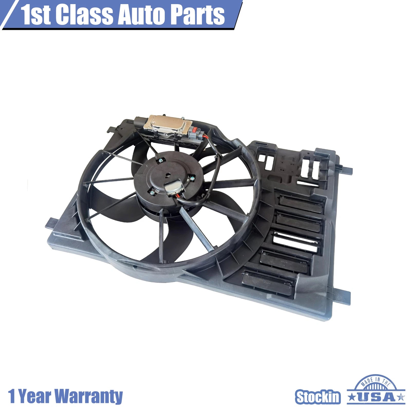 Engine Cooling Fan Assembly for Audi A4 A5 Q5 S4 S5 (2007-2017)
