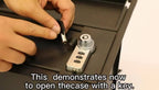 Center Console Safe Lock Box with Tray for Toyota Tundra (2014–2021)