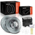 Front Drilled Brake Rotor & Ceramic Pad for Toyota 4Runner (2003–2009)