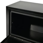 Underbody Tool Box for Pickup Truck (24''×14''×16'', Black Steel)