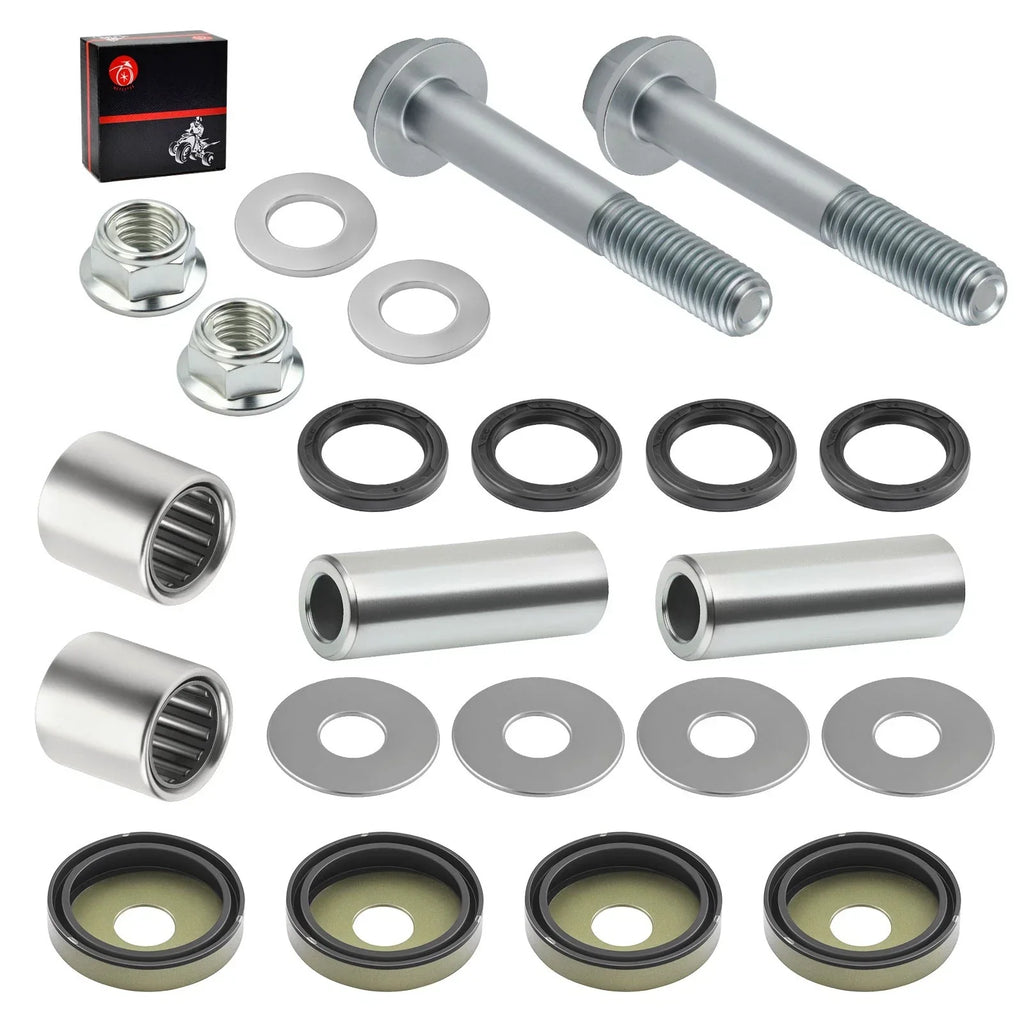 Front Lower A-Arm Bushing Seal Kit & Bolts for Suzuki Z400 LTZ400 (2003–2009)