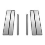 6 Pc Chrome Pillar Post Covers for 05-10 Toyota Yaris - P6643