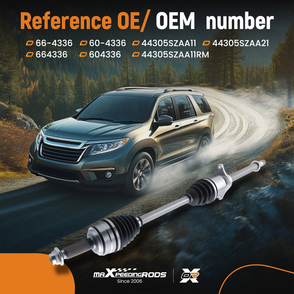 Front Right CV Joint Axle Assembly for Honda Pilot (2012-2015)