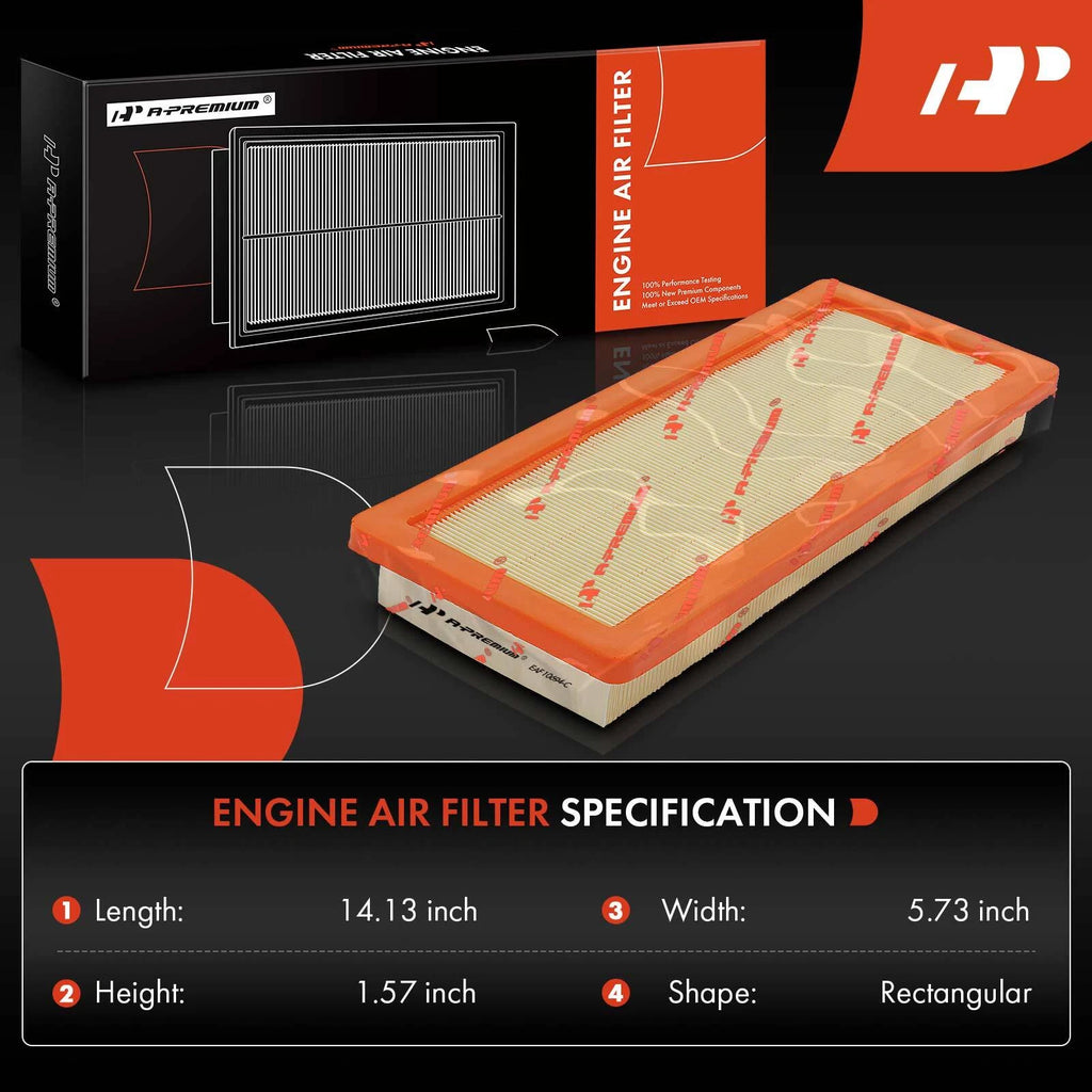 2X Engine Air Filter for Mini Cooper R56 F56 (2007-2015)