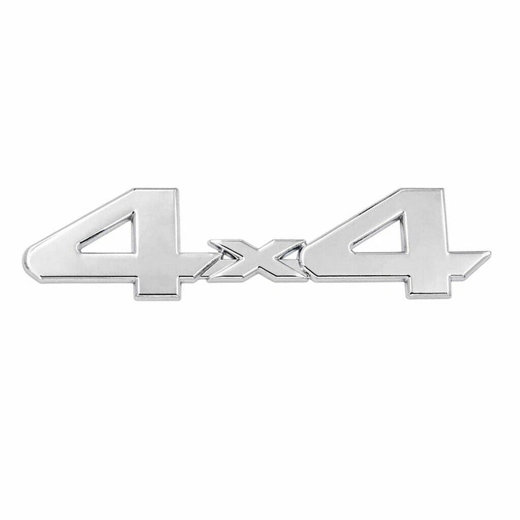 Chrome 4x4 Rear Trunk Emblem Badge Sticker for Dodge Ram 1500-3500 (2010-2020)