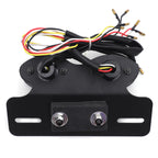 Cat Eye Tail Brake License Plate Light for Motorcycle (Custom Fit)