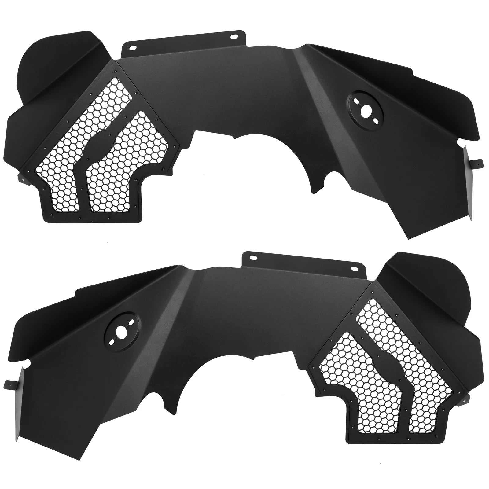 Solid Aluminum Front Inner Fender Flares for Jeep Wrangler JK (2007–2018)
