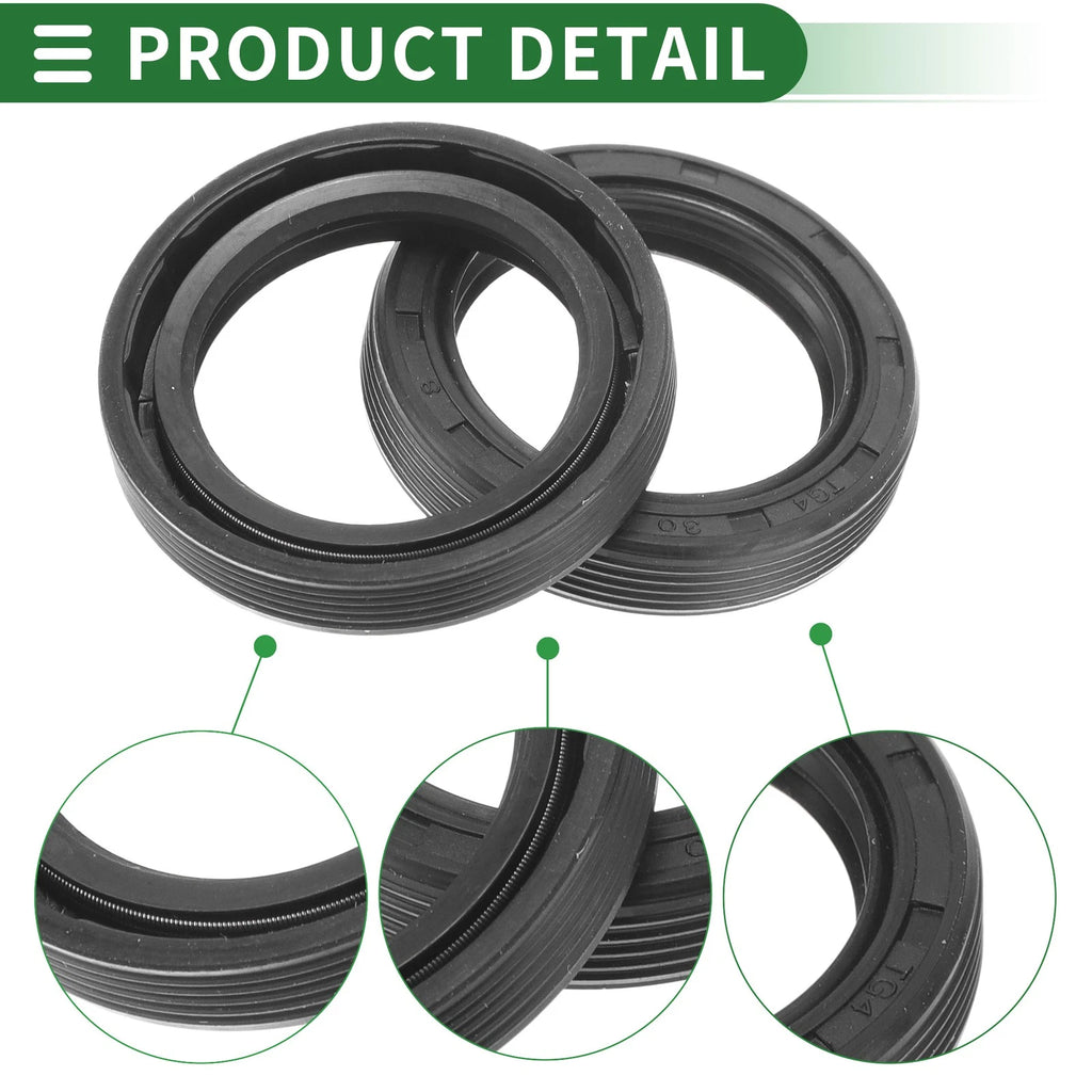 Set of 5 Oil Seal TG4 Lip Seal Ring NBR Rubber 30x42x8mm