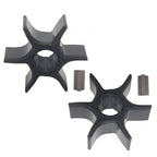 6GR-44352-00 Water Pump Impeller & Key for Yamaha Outboard XF (425-450 HP)
