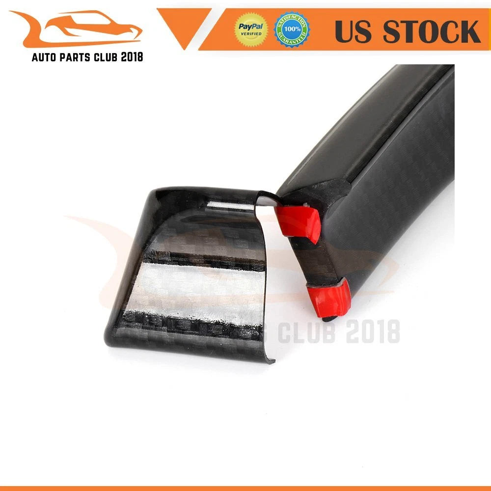 3D Carbon Fiber Rear Window Spoiler Trim for Toyota Corolla (2003–2006)