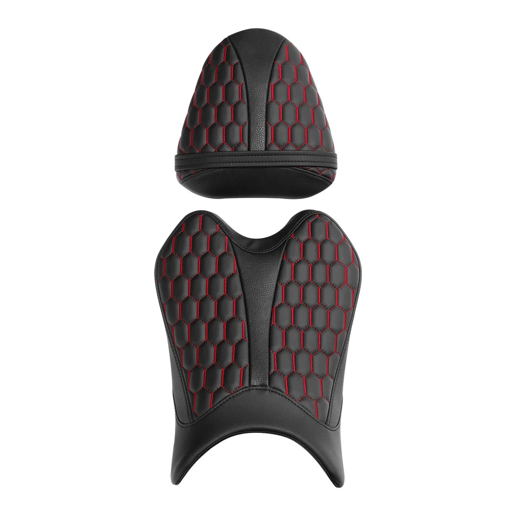 Rider & Passenger Seats for Yamaha YZF R6 (2008-2016) Black Red