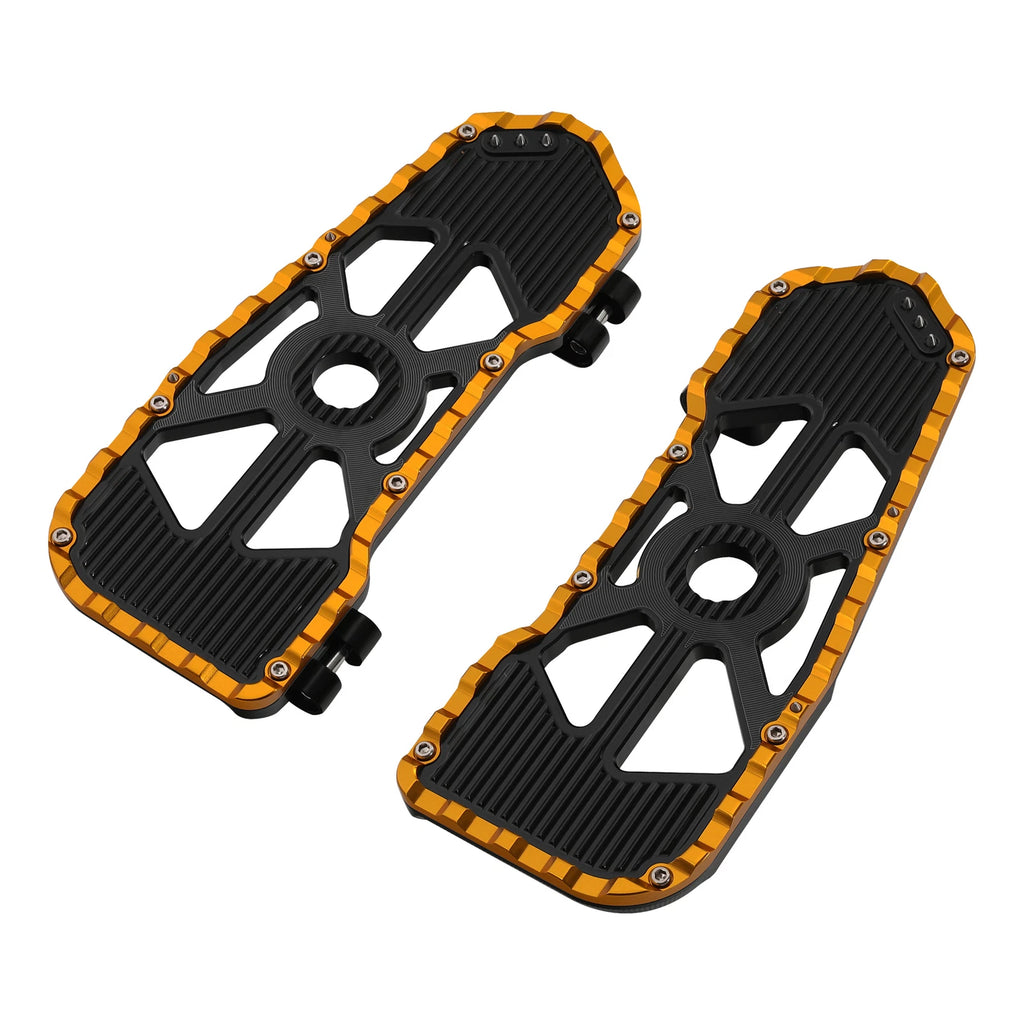Driver Footboard for Harley Electra Road Glide (2009–2024) Black Gold