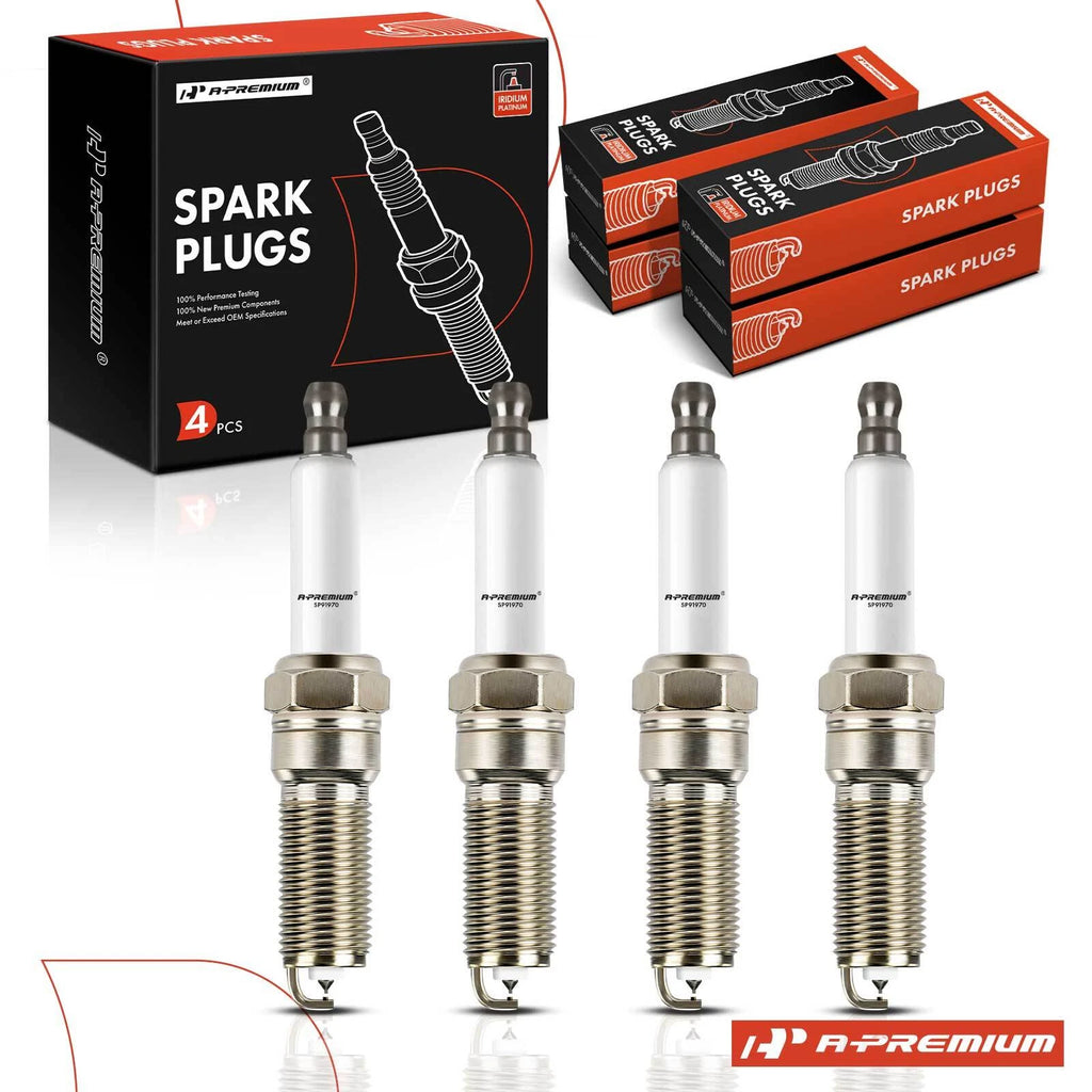 Set of 4 Iridium Platinum Spark Plugs for Chevy Equinox (2018–2020) Malibu (2016–2020)