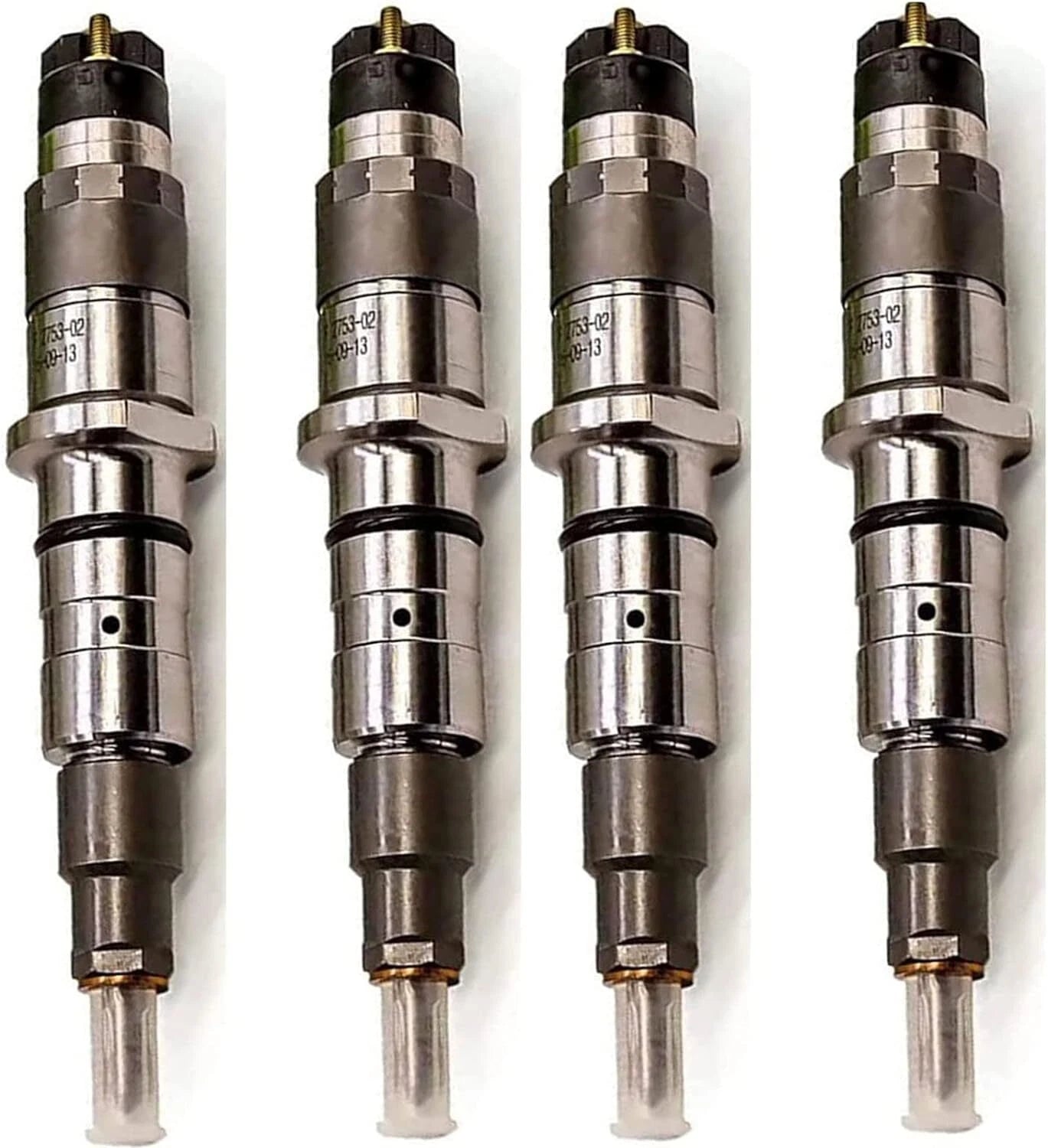 Set of 4 Fuel Injectors 0445120070 for Cummins ISE8.9L