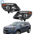 Set of 2 Halogen Projector Headlights for Chevy Equinox LTZ (2010–2015)