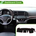 Dashboard Cover for Honda N-ONE (2020–2024) Black Red Anti-Slip