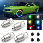 RGB LED Tire Air Valve Stem Light for Dodge Charger Challenger (2006–2023)