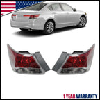 Set of 2 Tail Lights Assembly for Honda Accord Sedan (2008–2012)