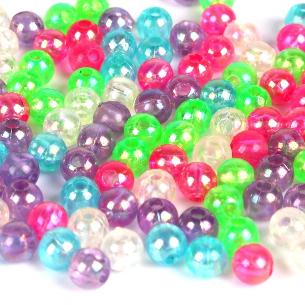 100pcs Round Stopper Fishing Beads for Rigs and Lures