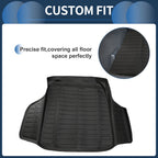 Trunk Mat for Honda Accord (2018–2024) TPE Cargo Liner Replacement Black