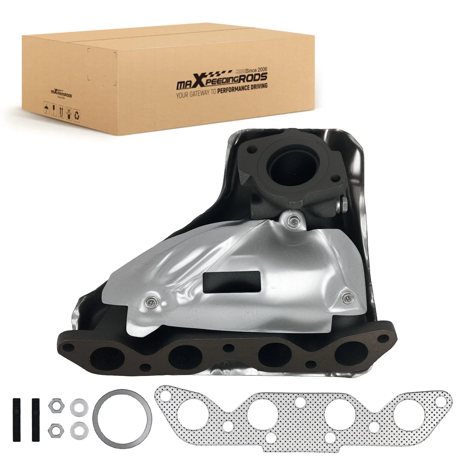 Exhaust Manifold w/Heat Shield for Toyota Corolla & Geo Prizm (1989–1997)