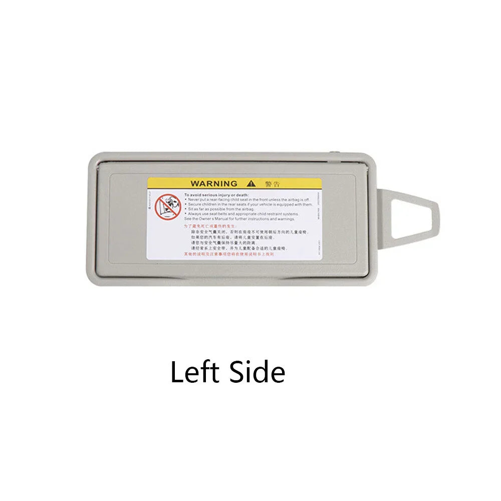 Gray Left Side Sun Visor Mirror Frame Cover for 1998-2005 Benz S-Class W220