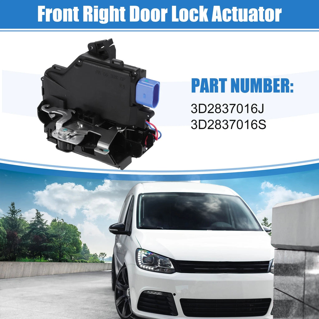 Front Right Door Lock Actuator for Volkswagen Golf (1998–2006) No. 3D2837016J/3D2837016S