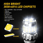 Set of 4 LED Backup Bulbs for Make Model (YYYY–YYYY)