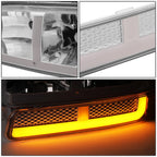 LED DRL + Turn Signal Headlight Bumper Lamp for Sierra Yukon (1999–2007)