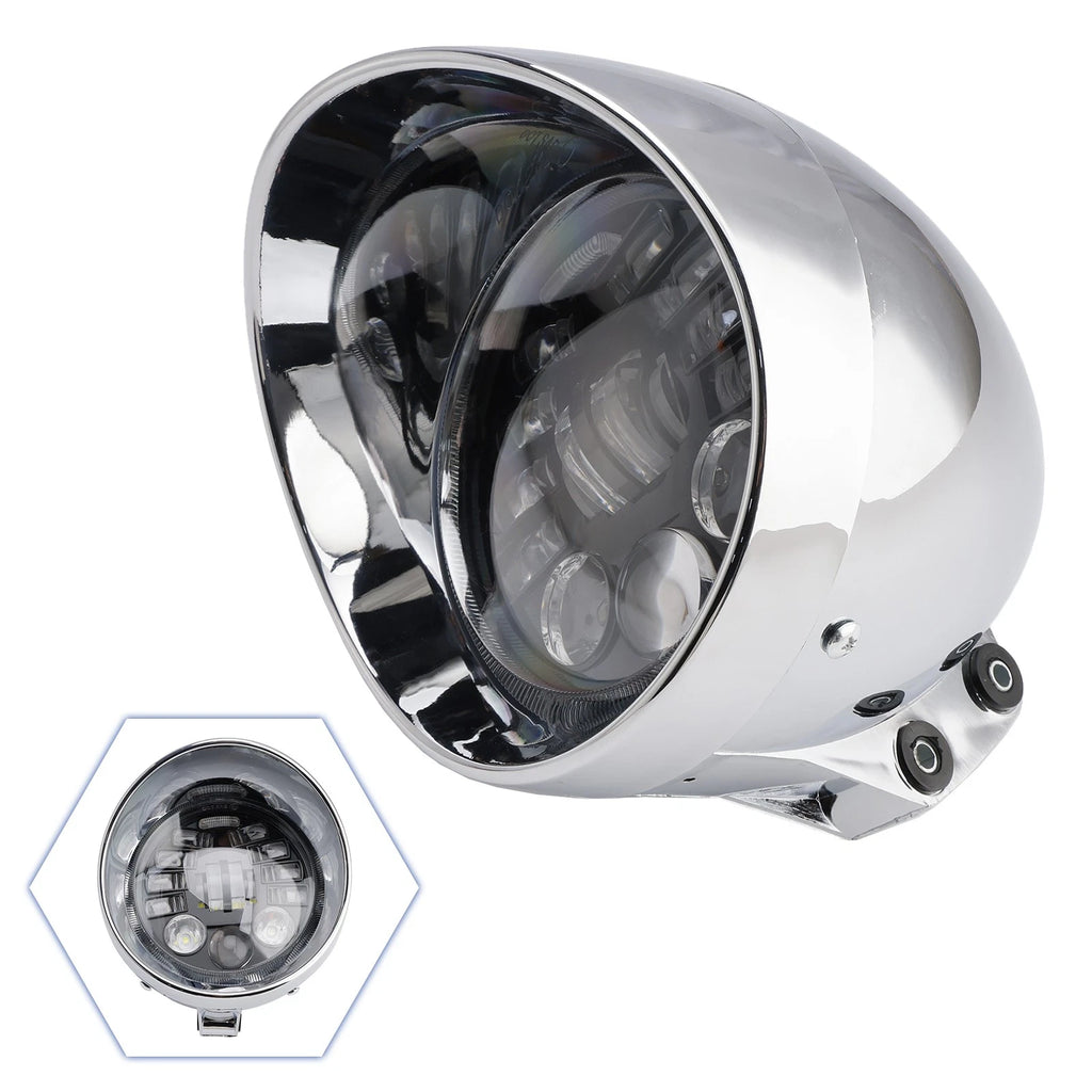Multifunctional Beam Headlight Lamp for Racer Bobber Chopper
