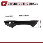 Car Door Handle Cover Set for Honda Accord (2008-2012) - Gloss Black ABS