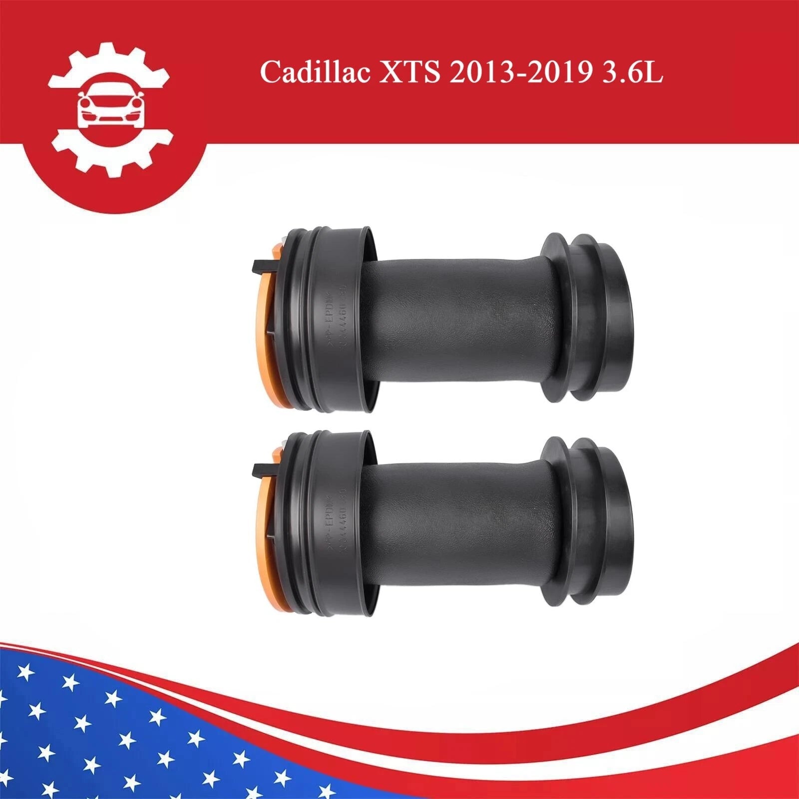 Pair Rear Air Suspension Spring Bags for Cadillac XTS (2013–2019) 23116448