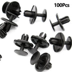 100 Pcs / 20mm x 9mm / Nylon Clip for Toyota