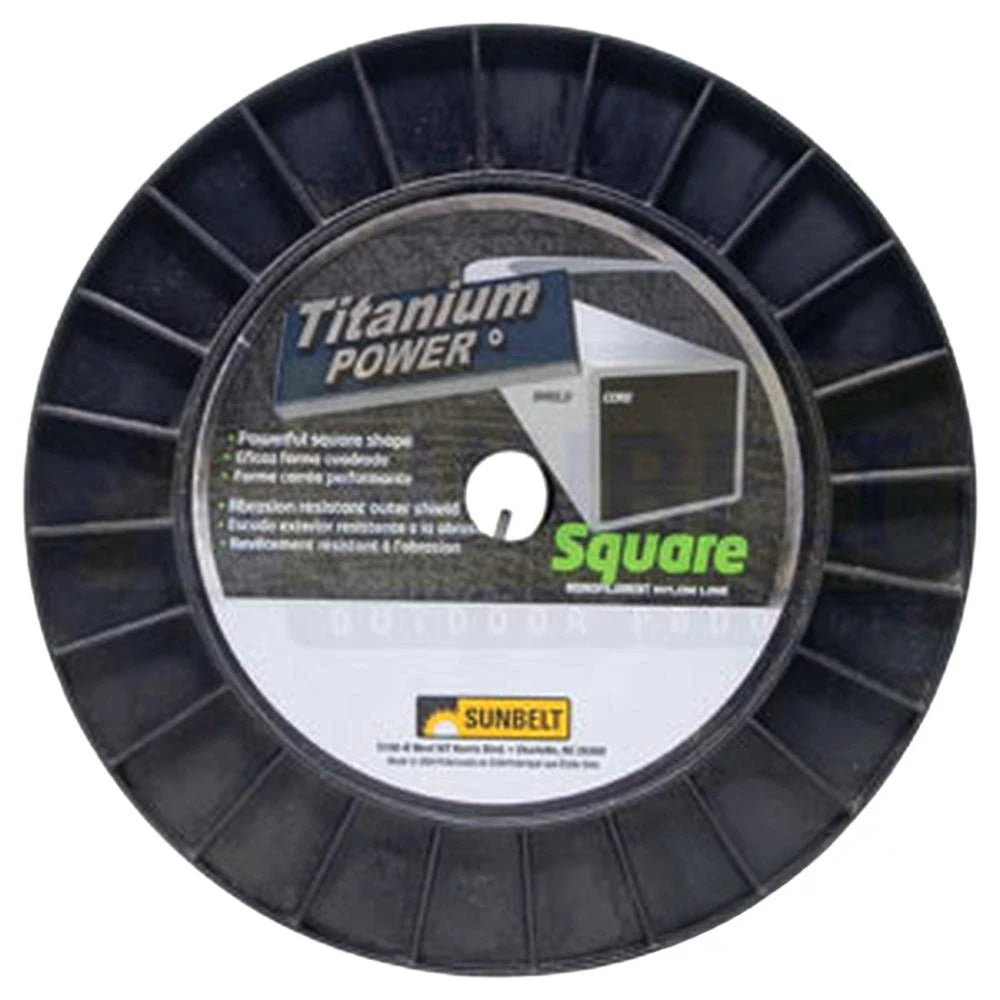 B143095 Titanium Power Trimmer Line .095" Square for Trimmers
