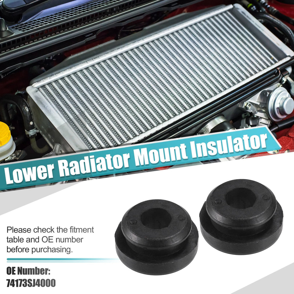 2X Upper Radiator Mount Insulator No. 74173SJ4000 for Honda Accord (1990–2020)