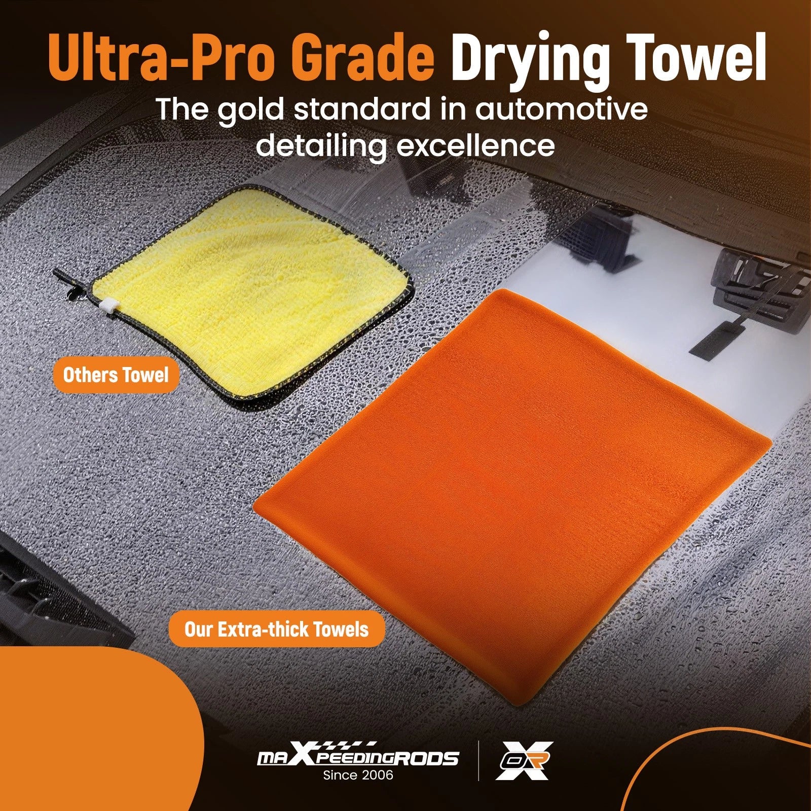 36x30 Microfiber Car Towel 1200GSM Super Absorbent for Detailing