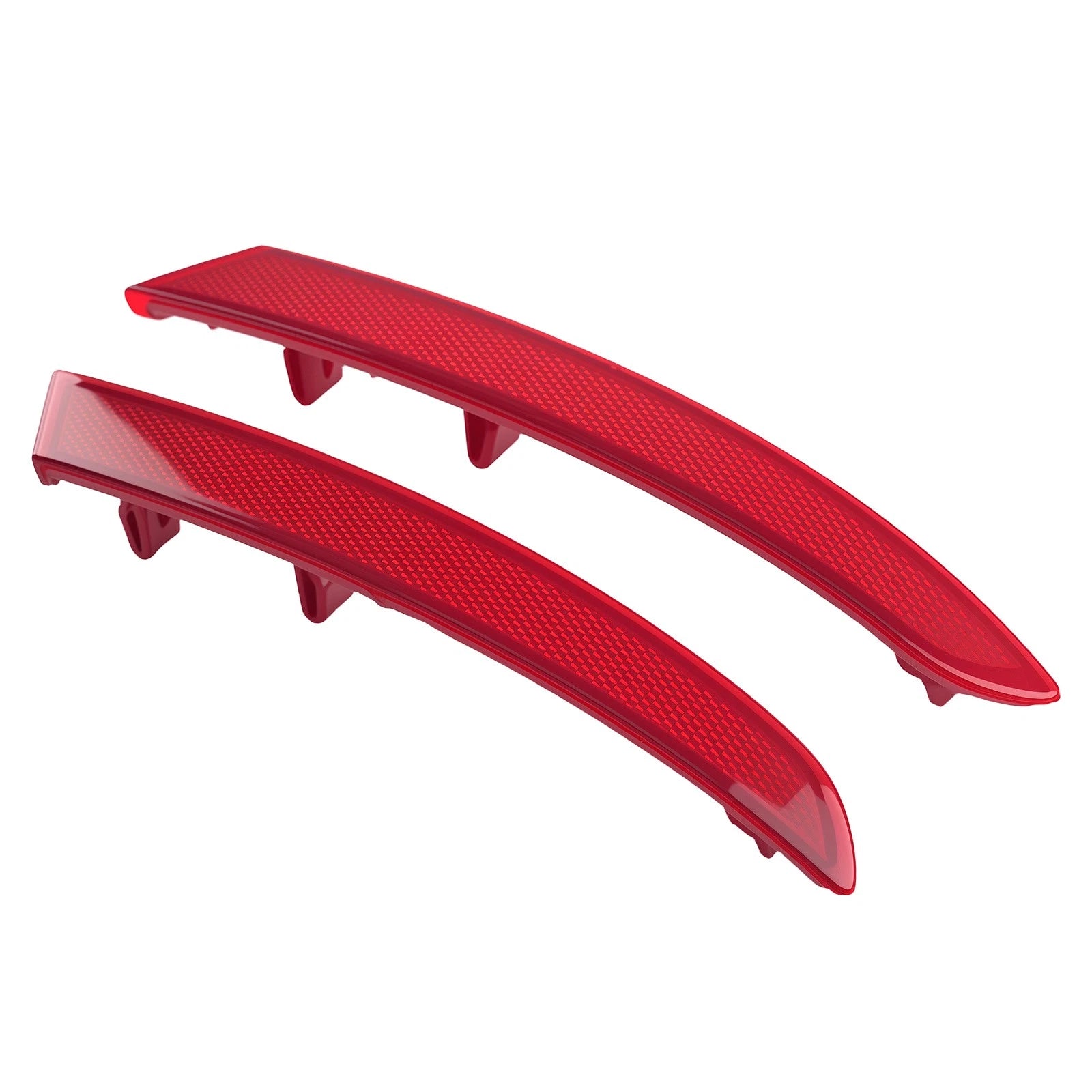 Bumper Reflector Set for BMW X3 G01 M40i xDrive30e (2018–2021) Red ABS