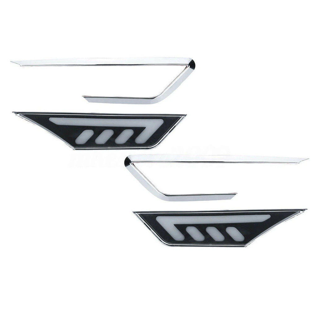 JDM Bright White Amber COB Side Marker Lights for Honda Civic (2016-2021)