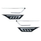 JDM Bright White Amber COB Side Marker Lights for Honda Civic (2016-2021)