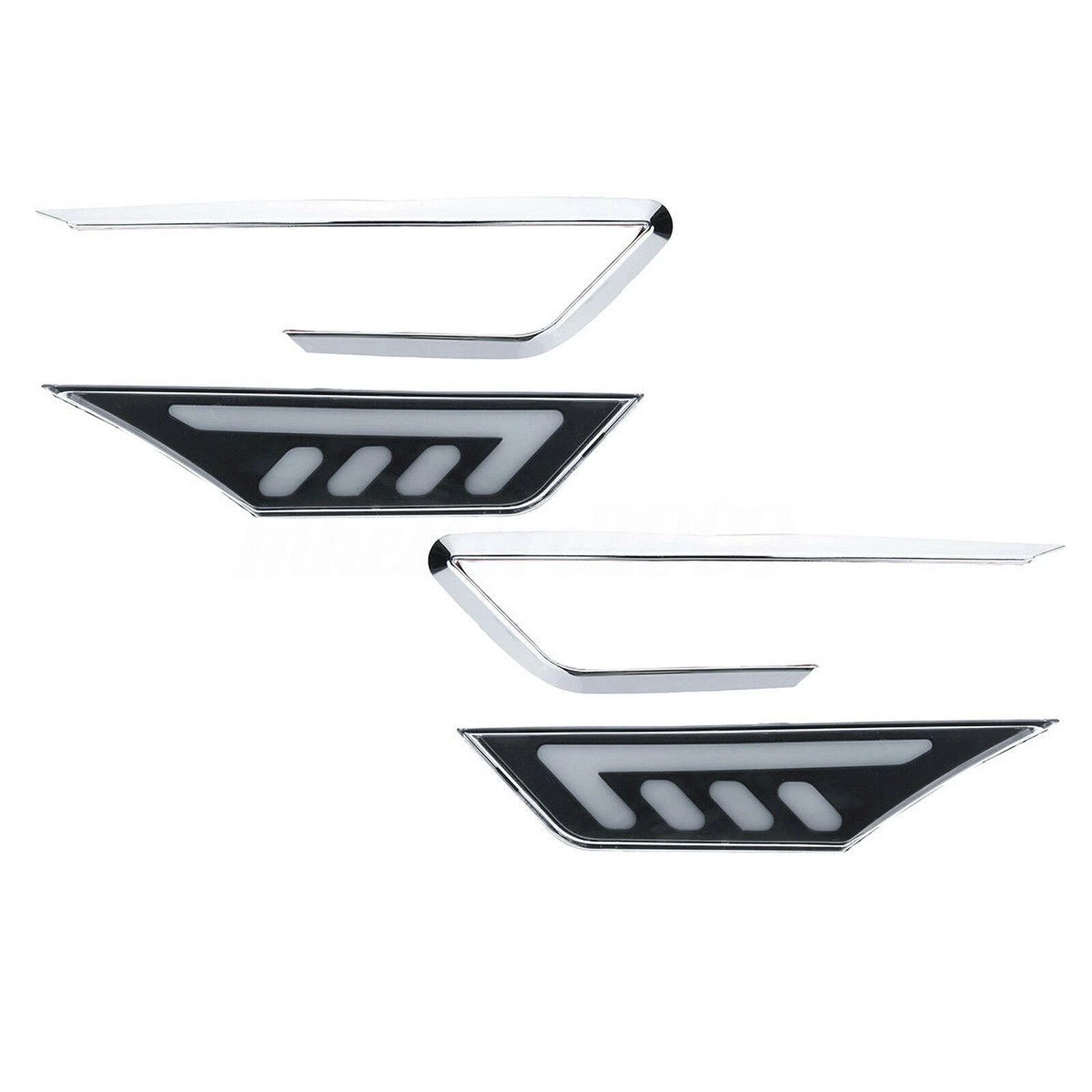 JDM Bright White Amber COB Side Marker Lights for Honda Civic (2016-2021)
