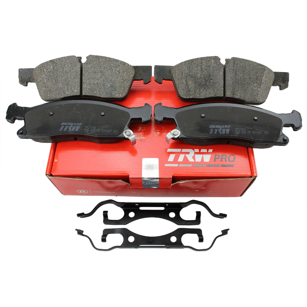 Set of 4 TRW Pro Front Ceramic Brake Pads for Dodge Durango Jeep Grand Cherokee