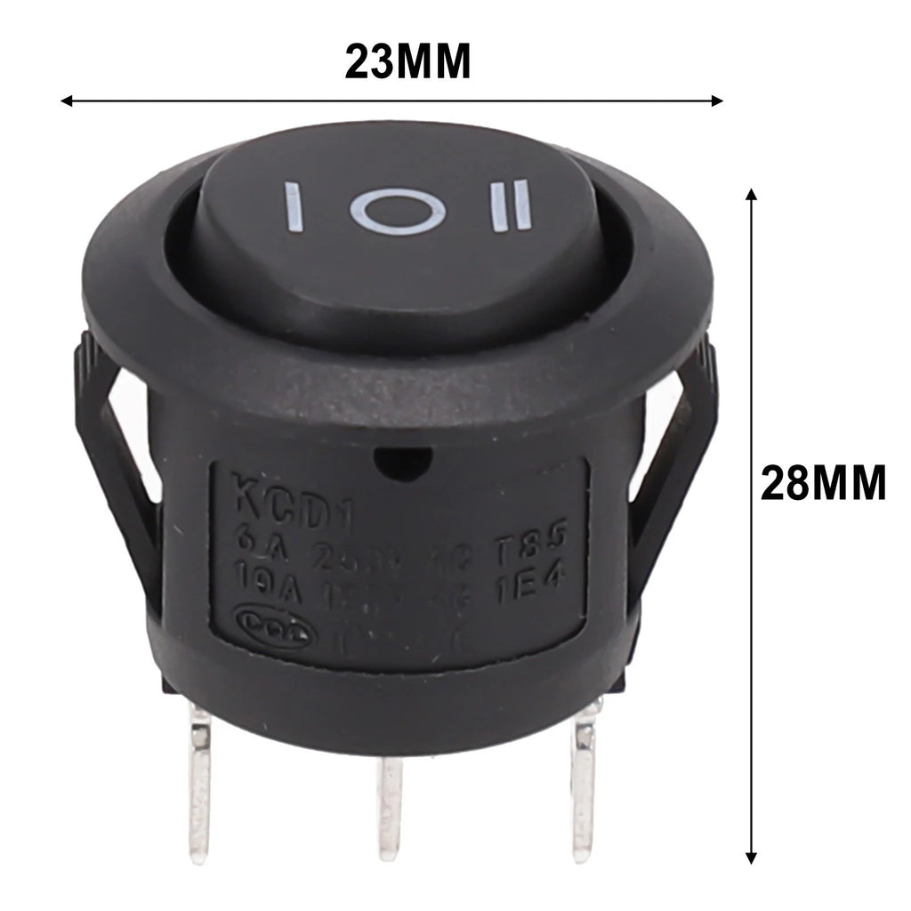 On/Off/On Rocker Switch SPST for Various Applications (Universal)